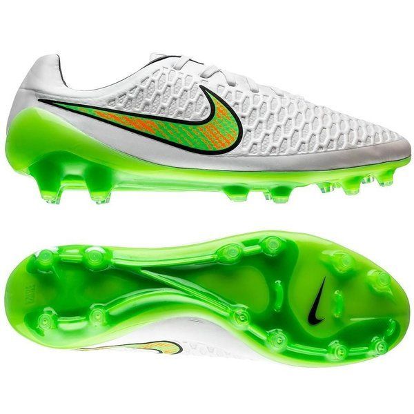 Nike Magista Opus FG White/Poison Green/Black/Total Orange
